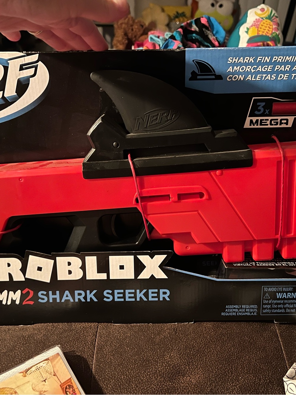 Nerf Roblox MM2 Shark Seeker Blaster - Red & Black